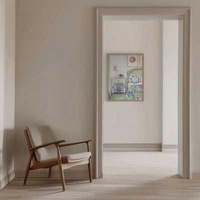 Mary Ellen S Bedroom - Stretched Canvas, Poster or Fine Art Print I Heart Wall Art