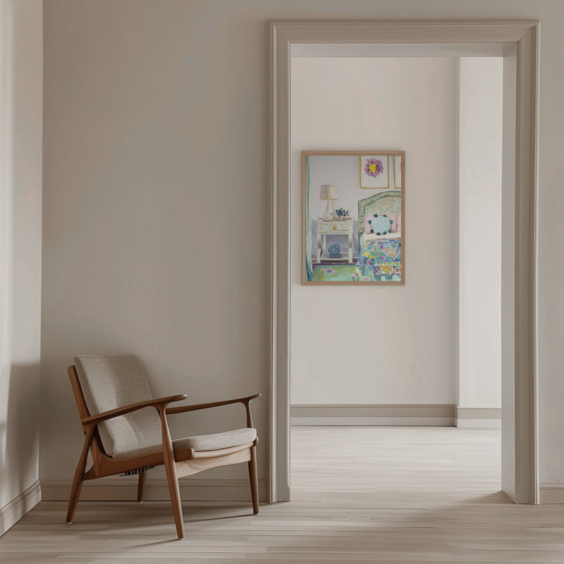 Mary Ellen S Bedroom - Stretched Canvas, Poster or Fine Art Print I Heart Wall Art