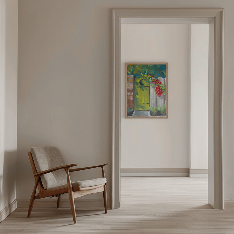 Moon Door - Stretched Canvas, Poster or Fine Art Print I Heart Wall Art