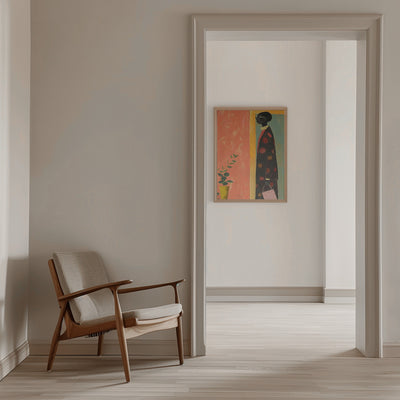 Portrait of a Woman - Stretched Canvas, Poster or Fine Art Print I Heart Wall Art