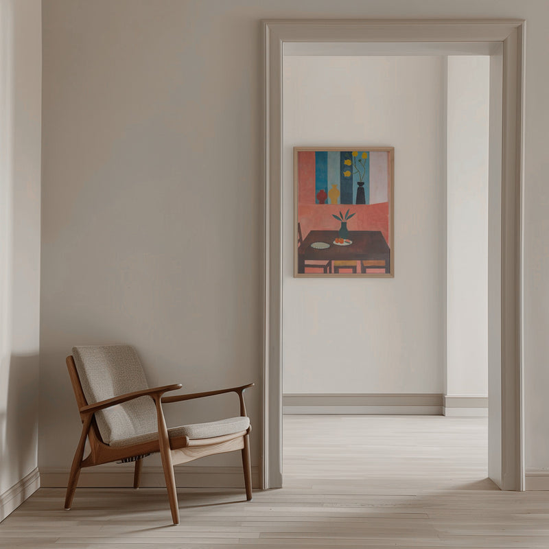 The Restaurant - Stretched Canvas, Poster or Fine Art Print I Heart Wall Art