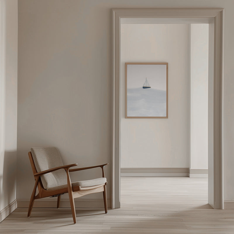 Sailing Boat - Stretched Canvas, Poster or Fine Art Print I Heart Wall Art