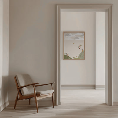 Mountains Walk - Stretched Canvas, Poster or Fine Art Print I Heart Wall Art