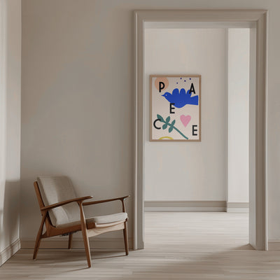 Peace - Stretched Canvas, Poster or Fine Art Print I Heart Wall Art