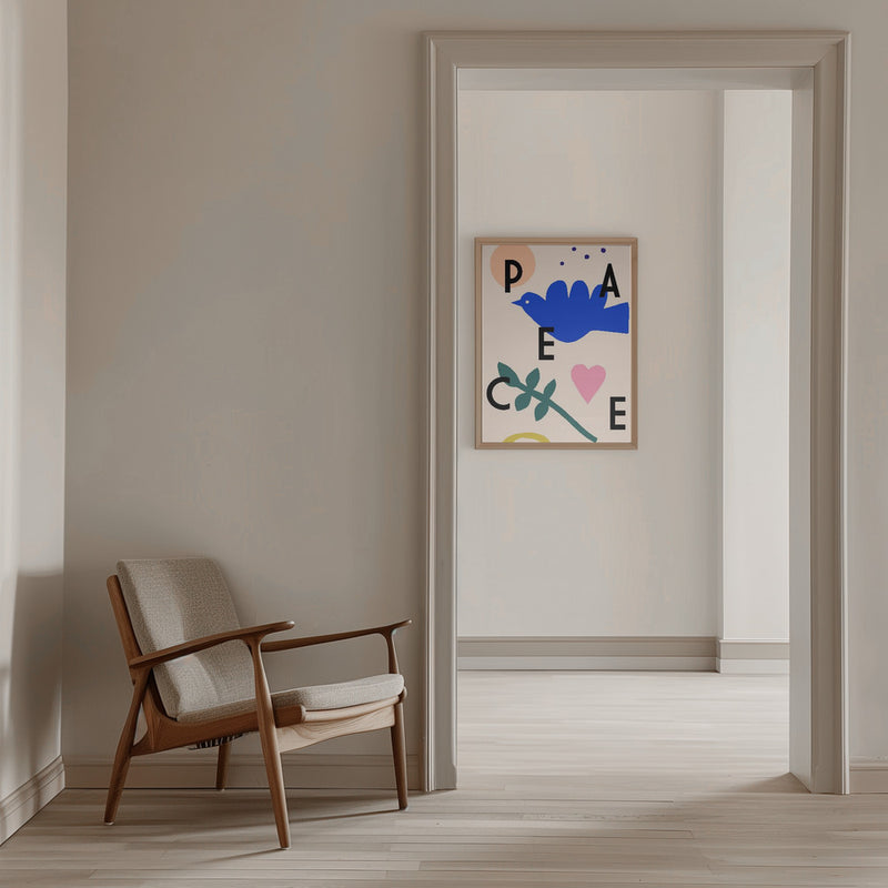 Peace - Stretched Canvas, Poster or Fine Art Print I Heart Wall Art