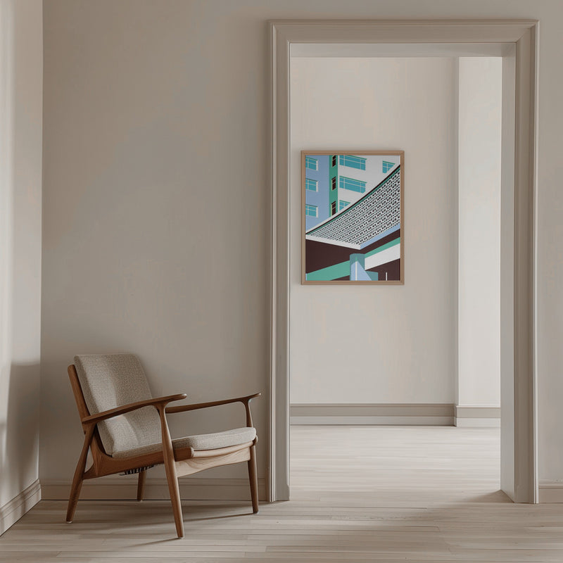 Miami Sherryfontenac - Stretched Canvas, Poster or Fine Art Print I Heart Wall Art