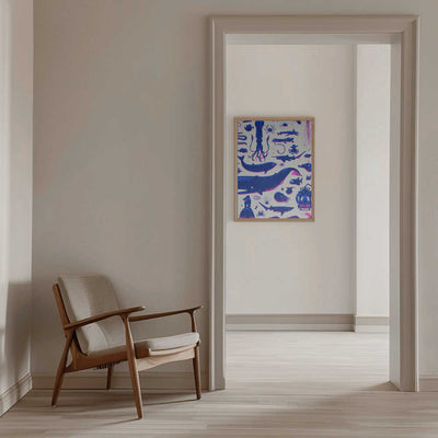 Creatures of the Deep - Stretched Canvas, Poster or Fine Art Print