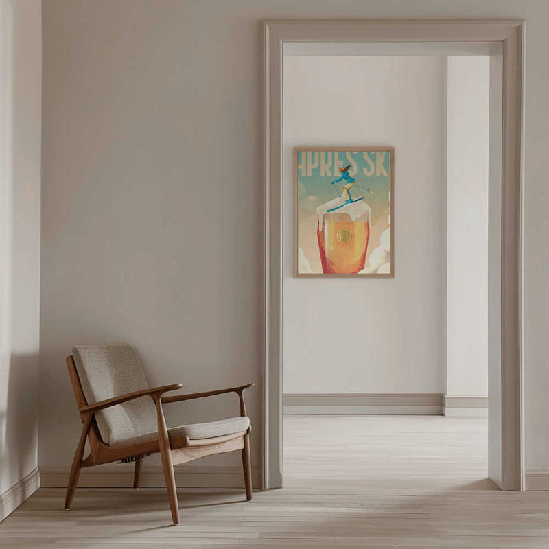 Apres Ski - Stretched Canvas, Poster or Fine Art Print