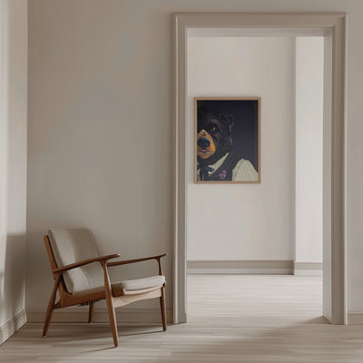 Bear - Stretched Canvas, Poster or Fine Art Print I Heart Wall Art