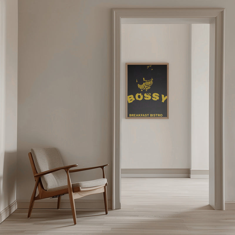 Bossy.png - Stretched Canvas, Poster or Fine Art Print I Heart Wall Art