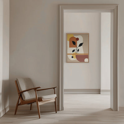 Geometric Modern Art - Stretched Canvas, Poster or Fine Art Print I Heart Wall Art