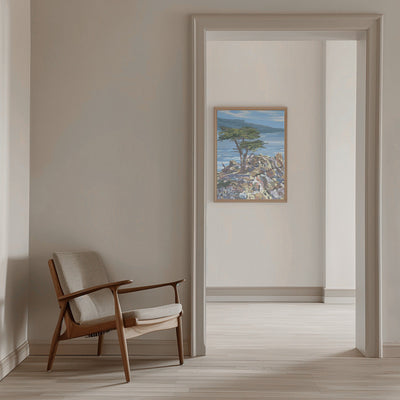 Quiet Sentinel, 17 Mile Drive, California - Stretched Canvas, Poster or Fine Art Print I Heart Wall Art