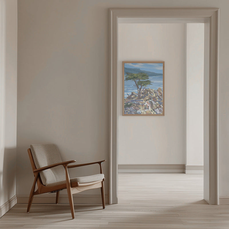 Quiet Sentinel, 17 Mile Drive, California - Stretched Canvas, Poster or Fine Art Print I Heart Wall Art