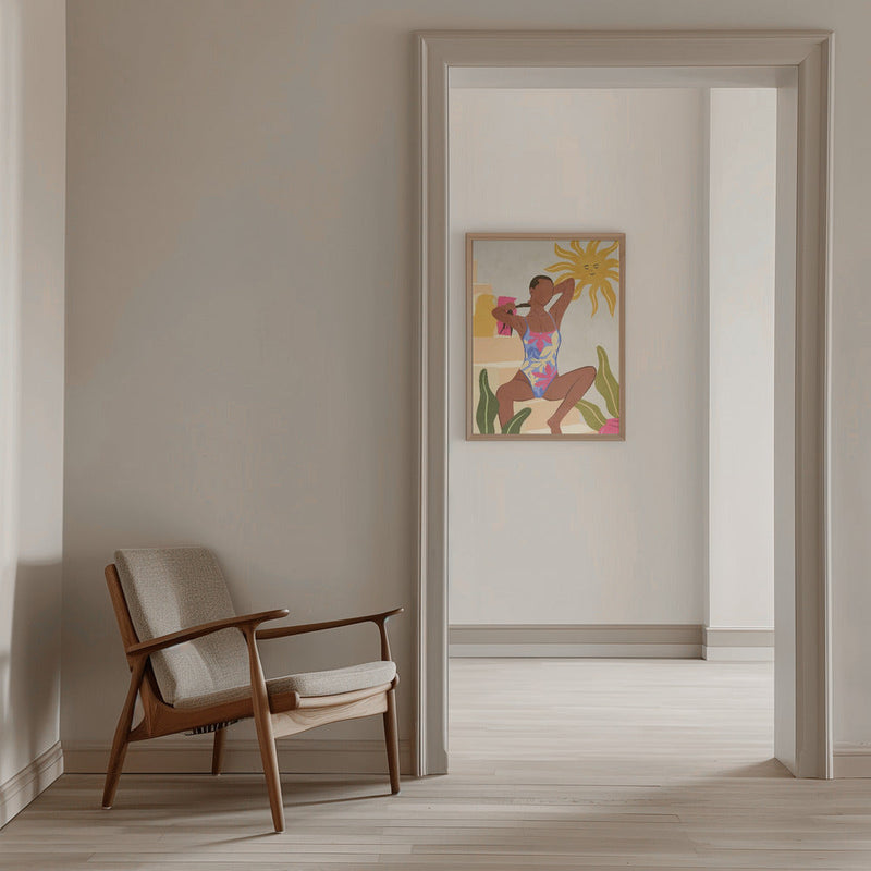 Beneath the Smiling Sun - Stretched Canvas, Poster or Fine Art Print I Heart Wall Art