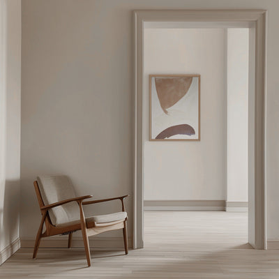 Geometric figure I - Stretched Canvas, Poster or Fine Art Print I Heart Wall Art