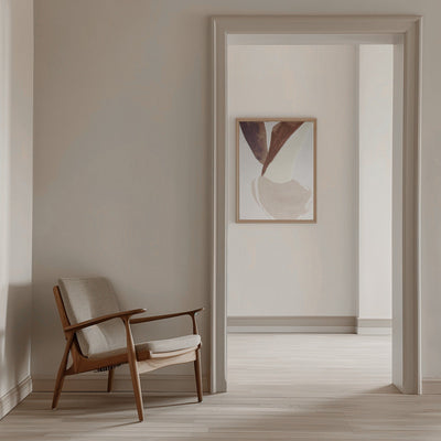 Geometric figure III - Stretched Canvas, Poster or Fine Art Print I Heart Wall Art