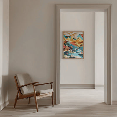 Nature In Layers - Stretched Canvas, Poster or Fine Art Print I Heart Wall Art