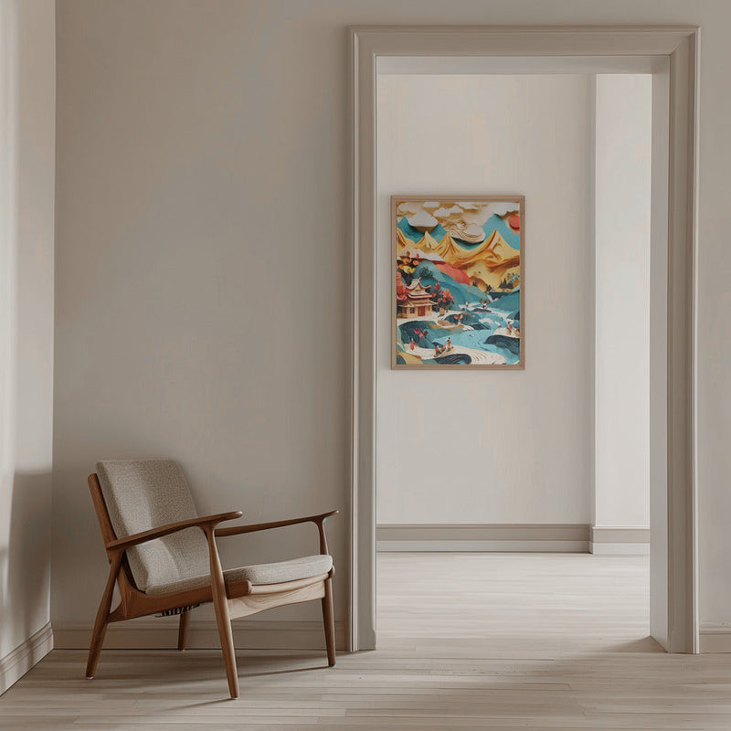 Nature In Layers - Stretched Canvas, Poster or Fine Art Print I Heart Wall Art