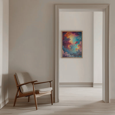 Aurora In the Clouds - Stretched Canvas, Poster or Fine Art Print I Heart Wall Art