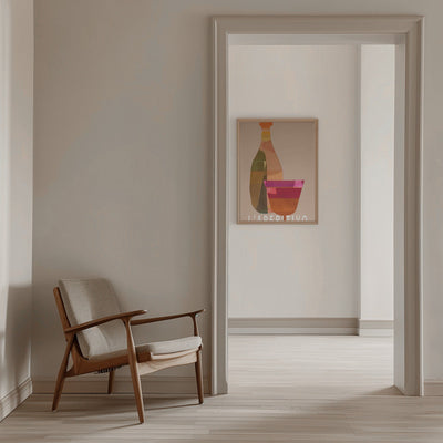 L&#039;Aperitivo 2 - Stretched Canvas, Poster or Fine Art Print I Heart Wall Art