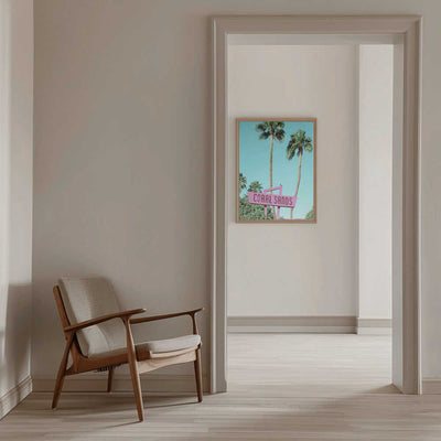 Retro Paradise Vibes - Stretched Canvas, Poster or Fine Art Print I Heart Wall Art