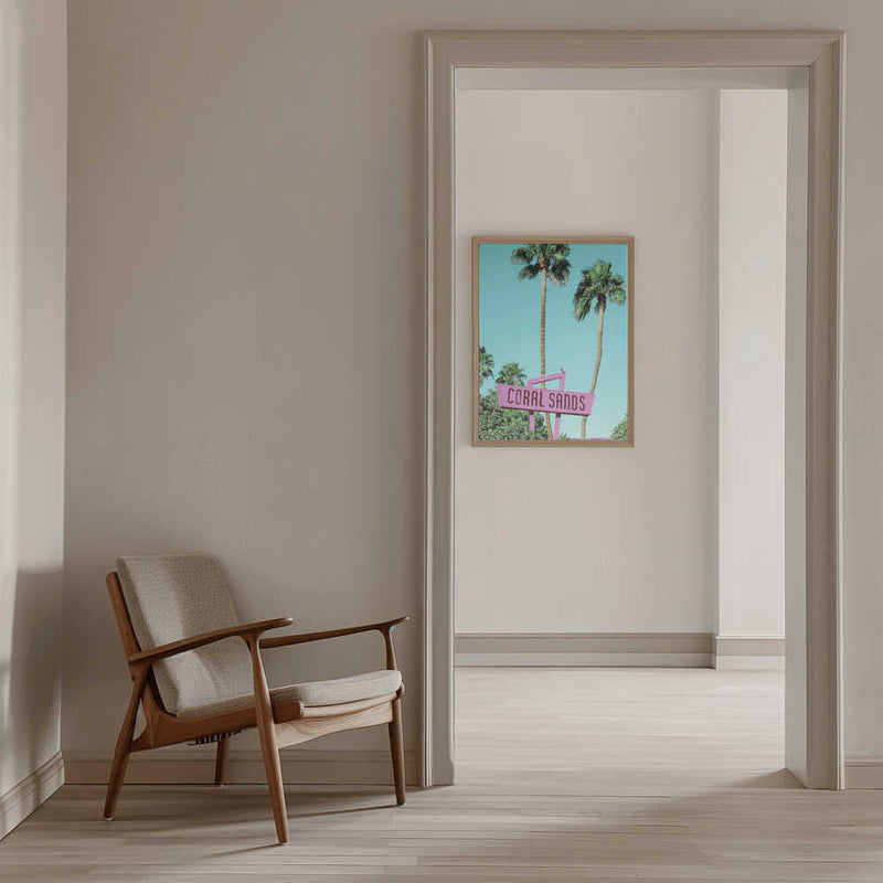 Retro Paradise Vibes - Stretched Canvas, Poster or Fine Art Print I Heart Wall Art