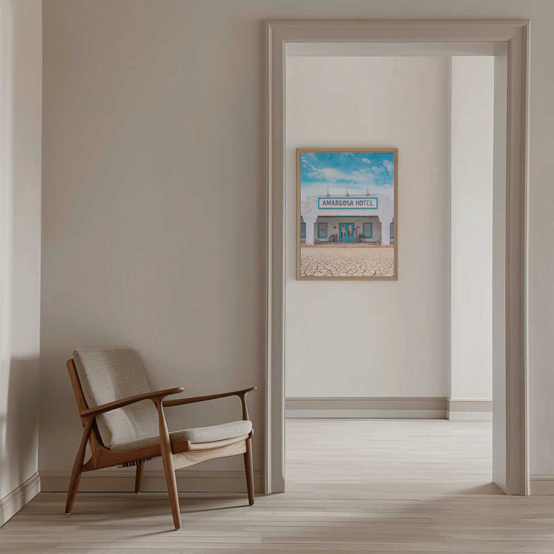 Historic Amargosa Hotel and Opera House in Death Valley Junction, California - Stretched Canvas, Poster or Fine Art Print I Heart Wall Art