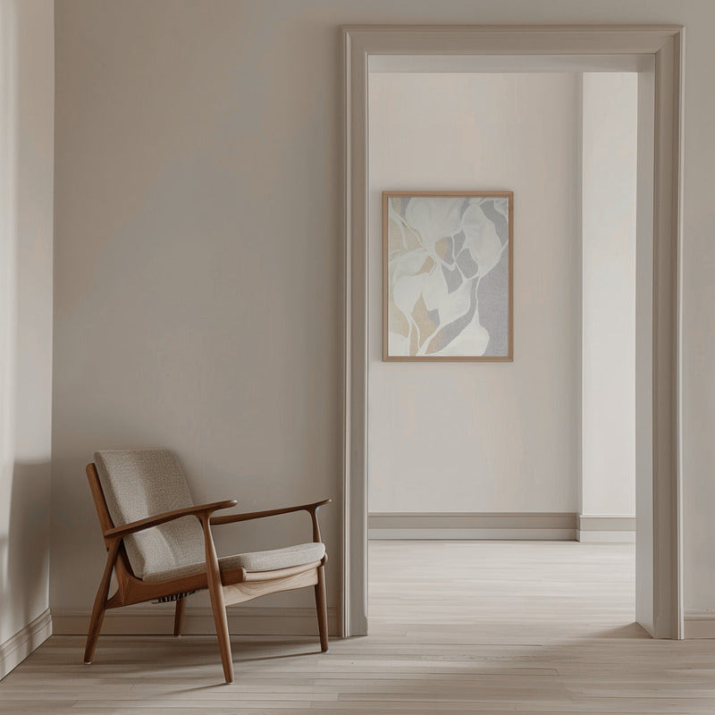 Whispers in White - Stretched Canvas, Poster or Fine Art Print I Heart Wall Art