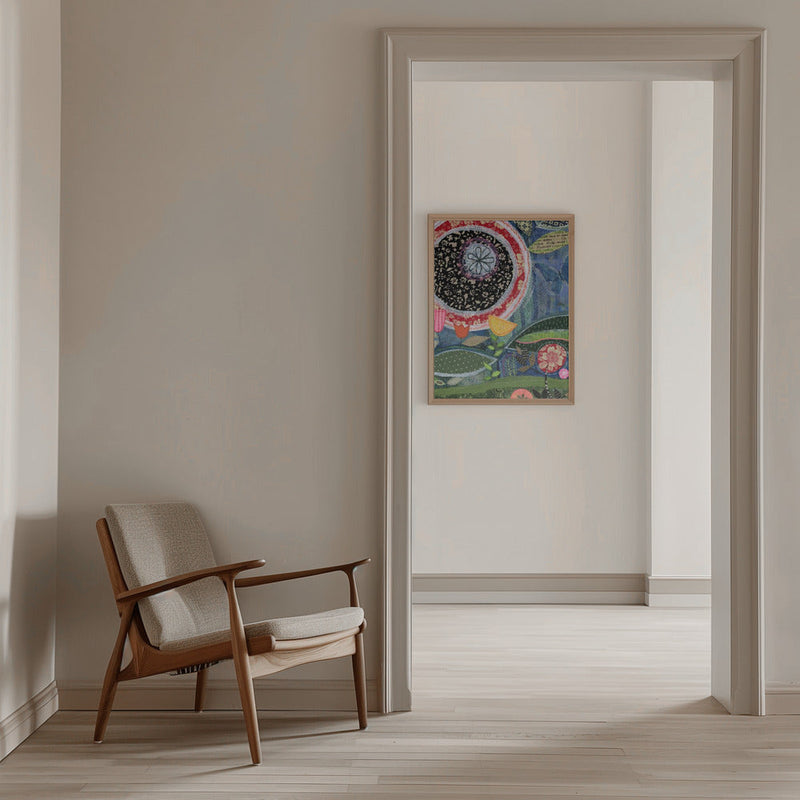 Intricate Patterns And Bold Colors - Stretched Canvas, Poster or Fine Art Print I Heart Wall Art