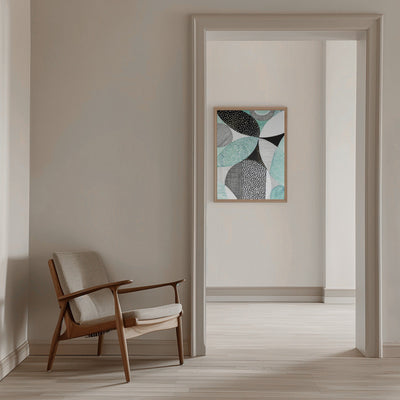 Geometric Shapes And Intricate Patterns - Stretched Canvas, Poster or Fine Art Print I Heart Wall Art