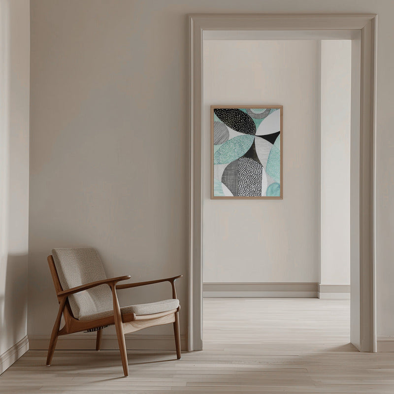 Geometric Shapes And Intricate Patterns - Stretched Canvas, Poster or Fine Art Print I Heart Wall Art