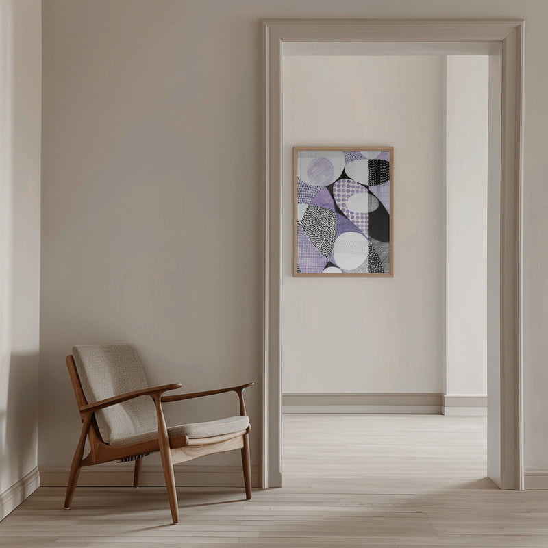 Dynamic Geometric Patterns - Stretched Canvas, Poster or Fine Art Print I Heart Wall Art