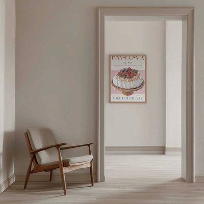 Berry Pavlova Delight - Stretched Canvas, Poster or Fine Art Print