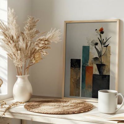 Geometric Stillife - Stretched Canvas, Poster or Fine Art Print I Heart Wall Art