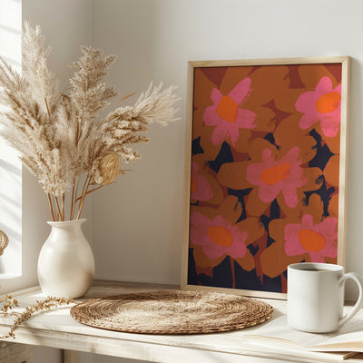 Giant Flowers - Stretched Canvas, Poster or Fine Art Print I Heart Wall Art