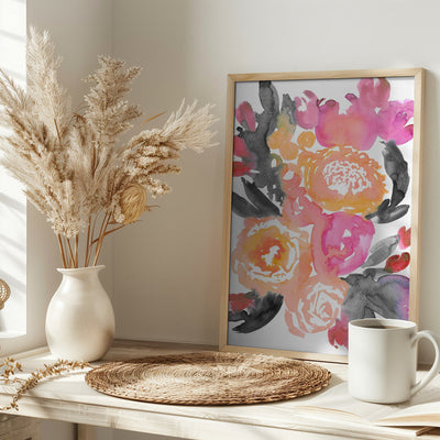 Olympe florals II - Stretched Canvas, Poster or Fine Art Print I Heart Wall Art
