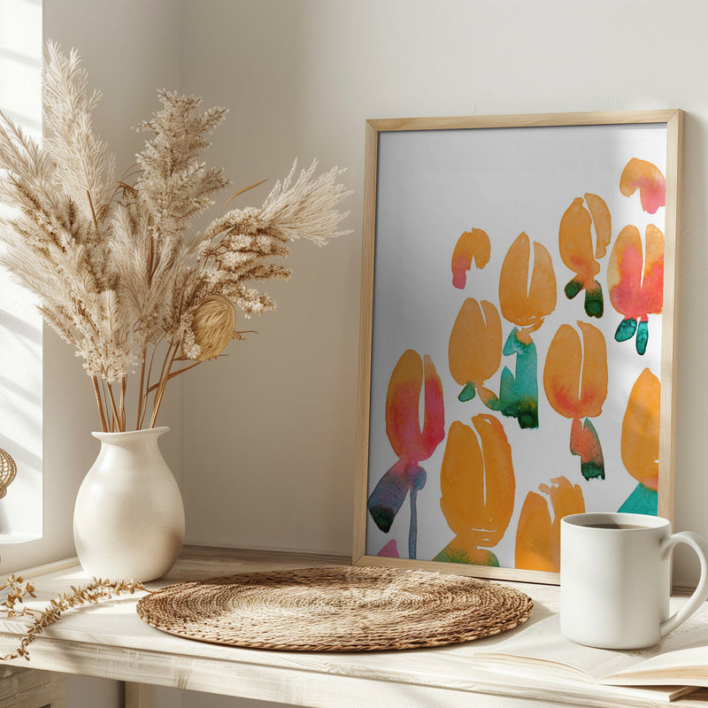 Alicia bouquet I - Stretched Canvas, Poster or Fine Art Print I Heart Wall Art