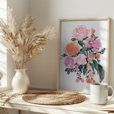 Heidi bouquet - Stretched Canvas, Poster or Fine Art Print I Heart Wall Art