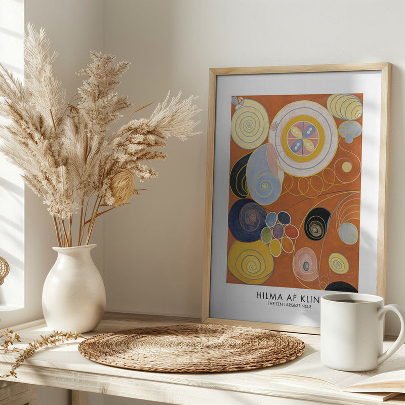 The Ten Largest No.3 Poster - Stretched Canvas, Poster or Fine Art Print I Heart Wall Art