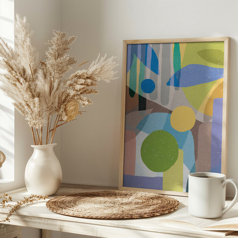 Colorful Pattern - Stretched Canvas, Poster or Fine Art Print I Heart Wall Art