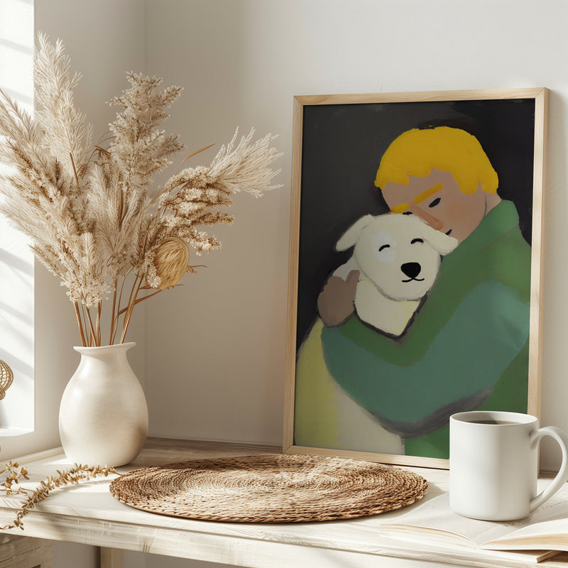 Oh My Dog - Stretched Canvas, Poster or Fine Art Print I Heart Wall Art