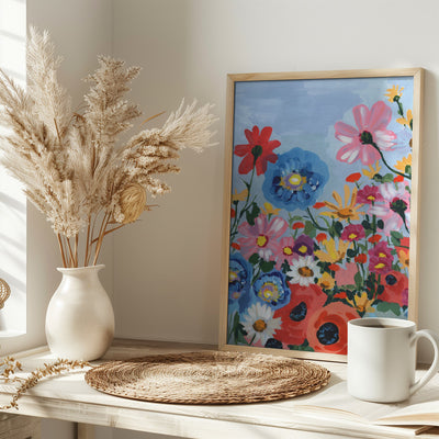 Meadow In June - Stretched Canvas, Poster or Fine Art Print I Heart Wall Art