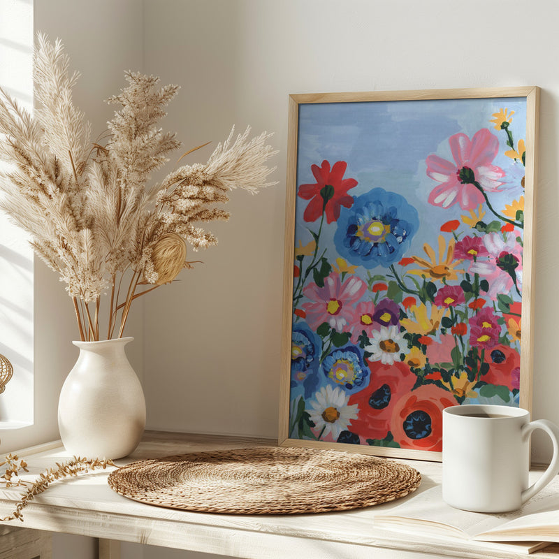 Meadow In June - Stretched Canvas, Poster or Fine Art Print I Heart Wall Art