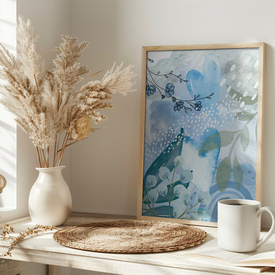 Iceberg Blue-2 - Stretched Canvas, Poster or Fine Art Print I Heart Wall Art