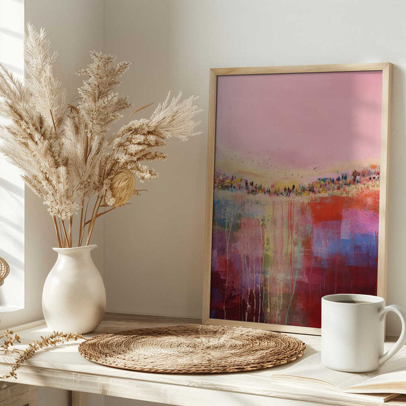Dreamy Horizon - Stretched Canvas, Poster or Fine Art Print
