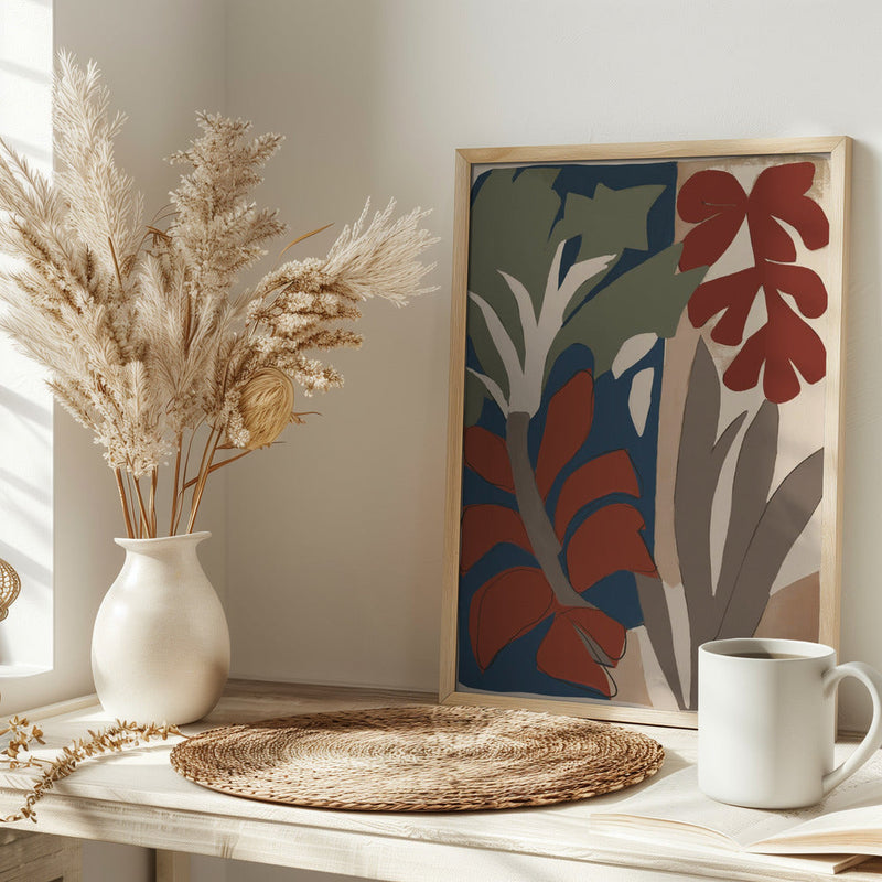 Botanical Impression No 1 - Stretched Canvas, Poster or Fine Art Print I Heart Wall Art