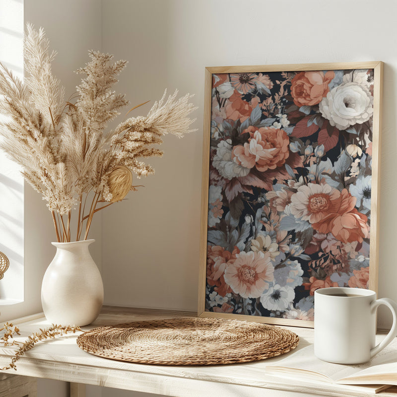 My Favorite Flower Bouquet - Stretched Canvas, Poster or Fine Art Print I Heart Wall Art