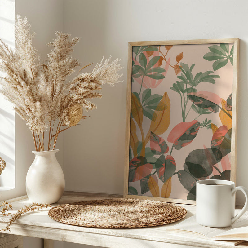 Tropical Mess - Stretched Canvas, Poster or Fine Art Print I Heart Wall Art