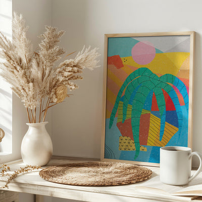 By the Beach - Stretched Canvas, Poster or Fine Art Print I Heart Wall Art