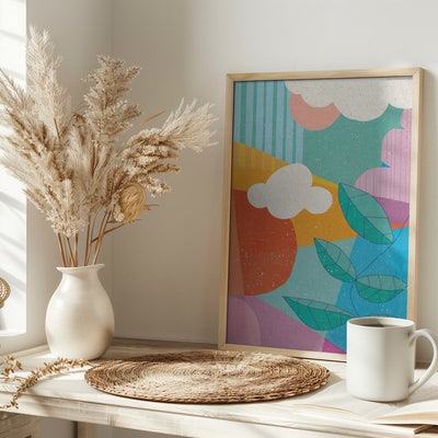 Full Moon - Stretched Canvas, Poster or Fine Art Print I Heart Wall Art